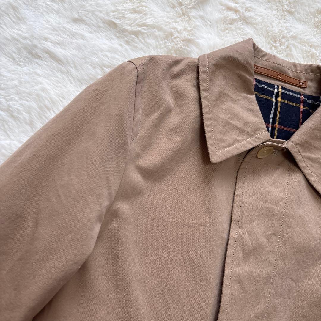 SCYE チェスターコート スプリングコート チェック ベージュ