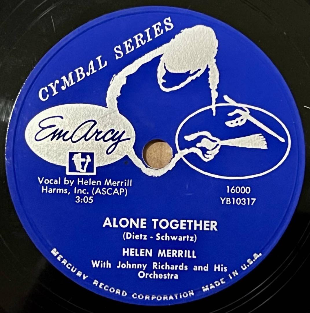 洋楽 HELEN MERRILL EMARCY 78 Alone Together