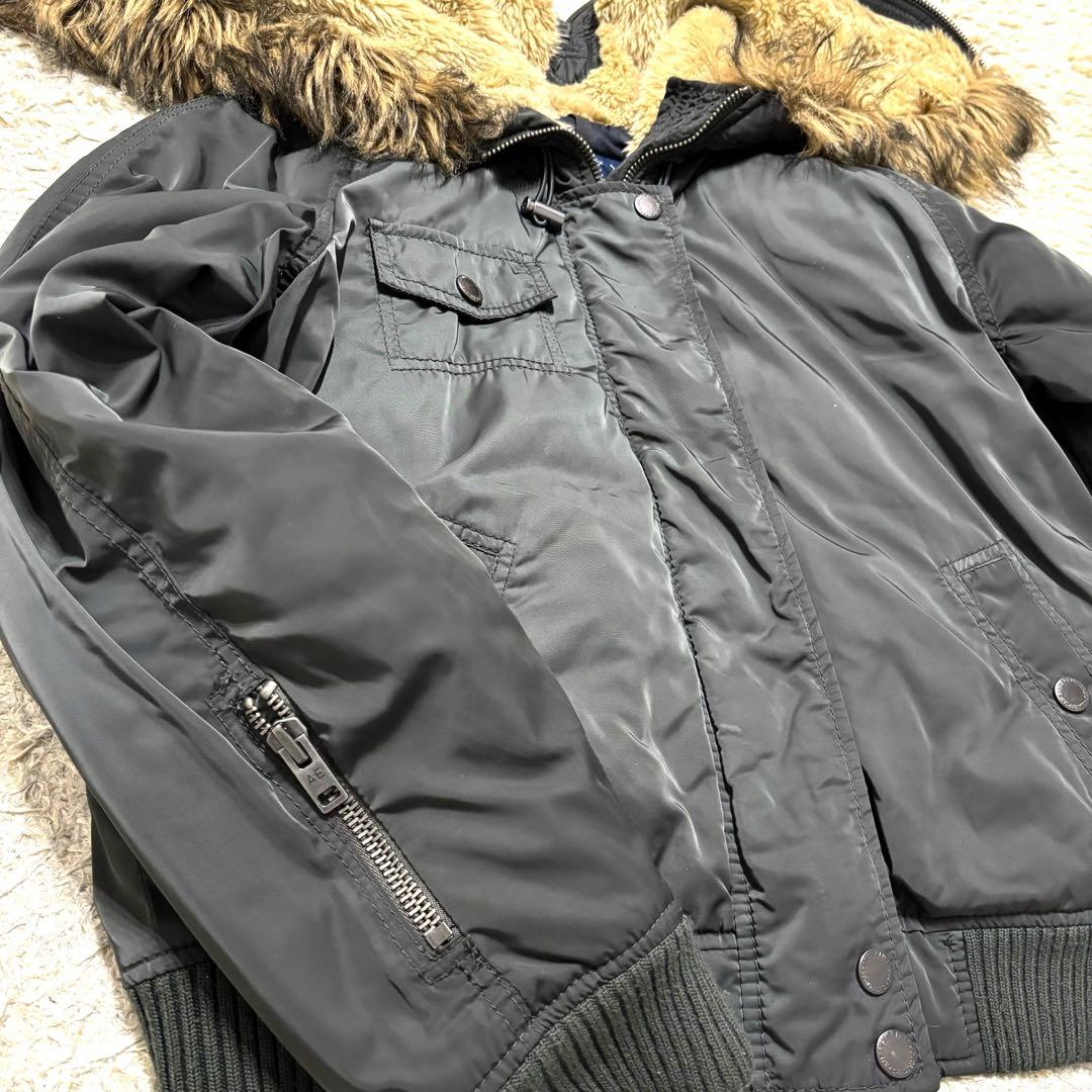 AMERICAN EAGLE N-2B フライトジャケット Y2K平成　カーキ