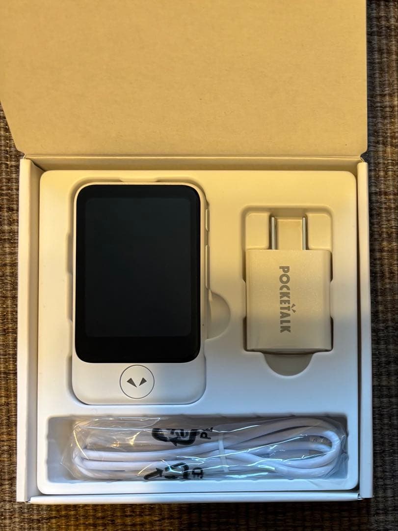 Pocketalk S2 ホワイト　美品　sim 2027年12月6日まで