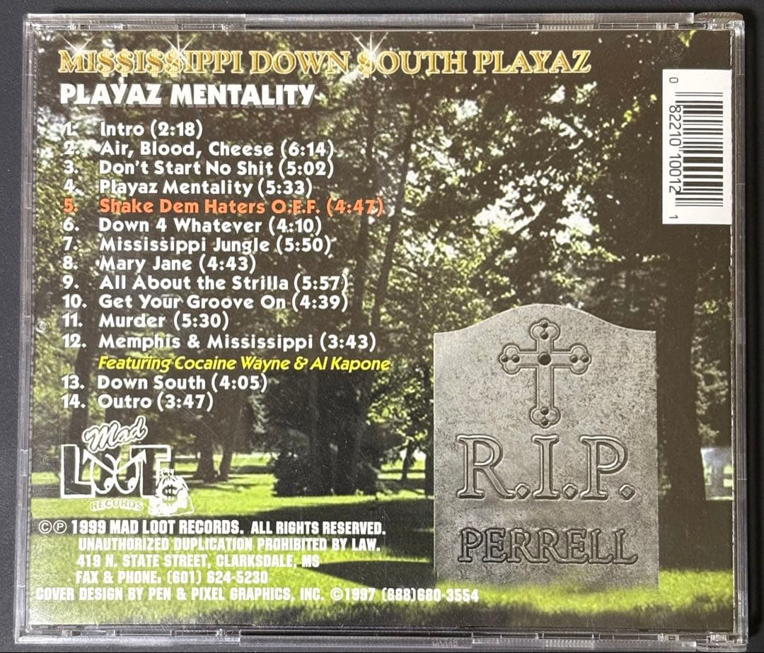 洋楽 Mississippi Down South Playaz g-rap