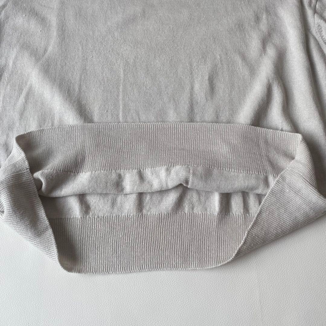 【美品】マーガレットハウエル　ニットポロシャツ　COTTONHEMP　近年モデル