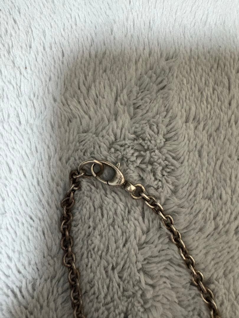 星野源プロフ推奨  Gucci ロゴペンダント ネックレス