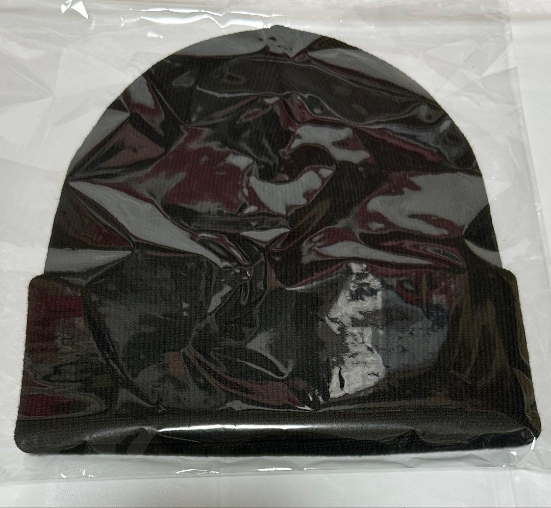 ビ*ー様 シュプリーム クレストビーニー 24fw 黒 ニット帽