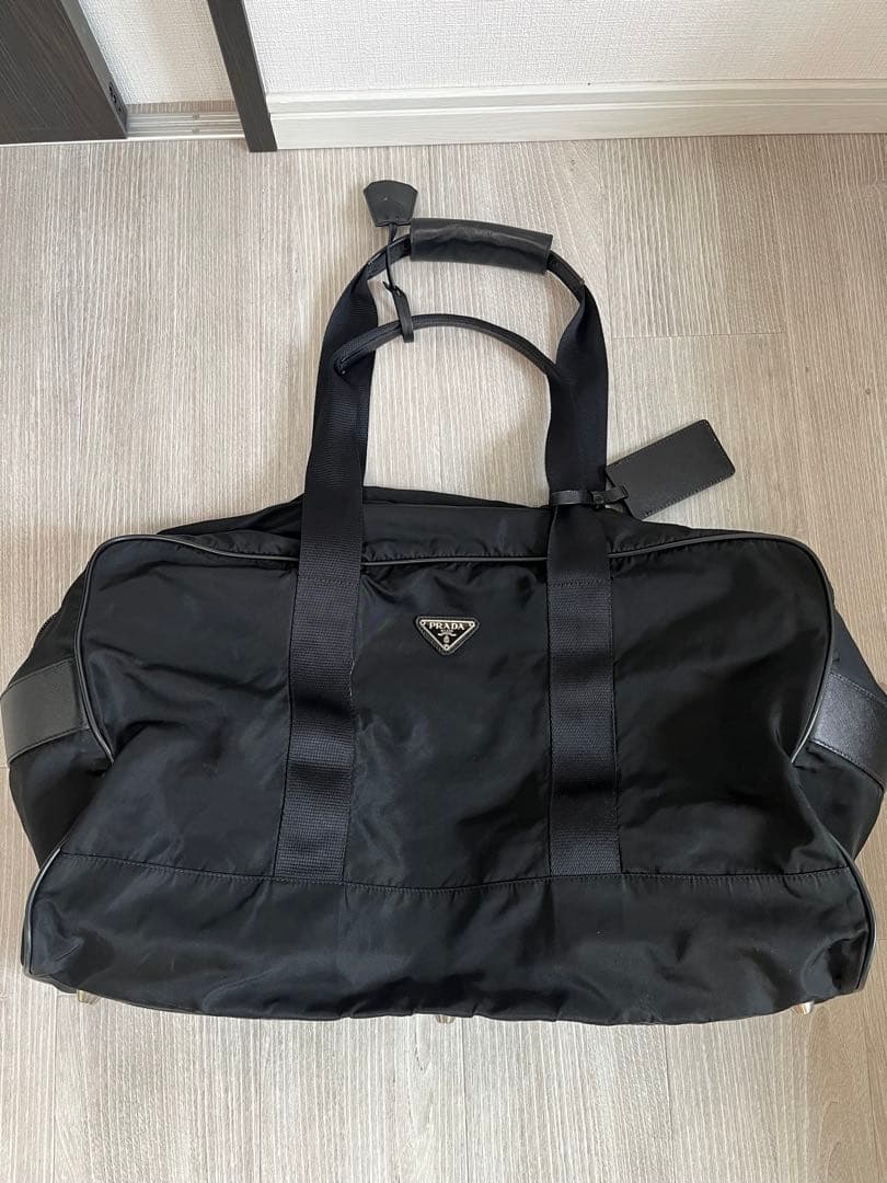 PRADA ブラック ボストンバッグ 保存袋付き