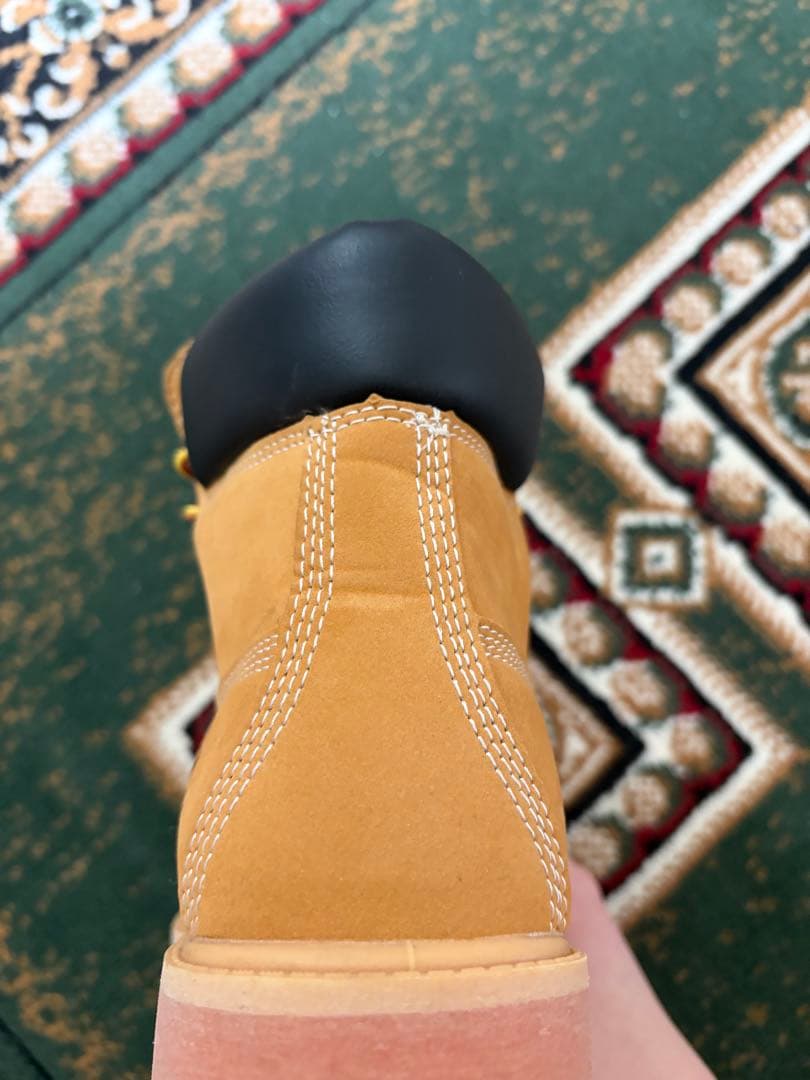 Timberland ベージュ ワークブーツ ハイカット