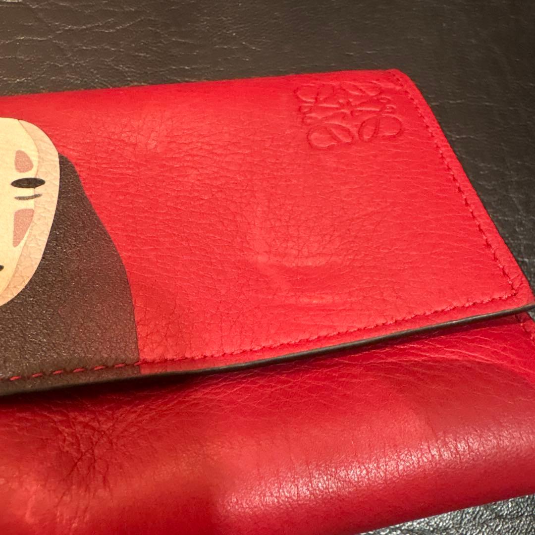 ロエベ 三つ折り財布 バーティカル ジブリ カオナシ 限定