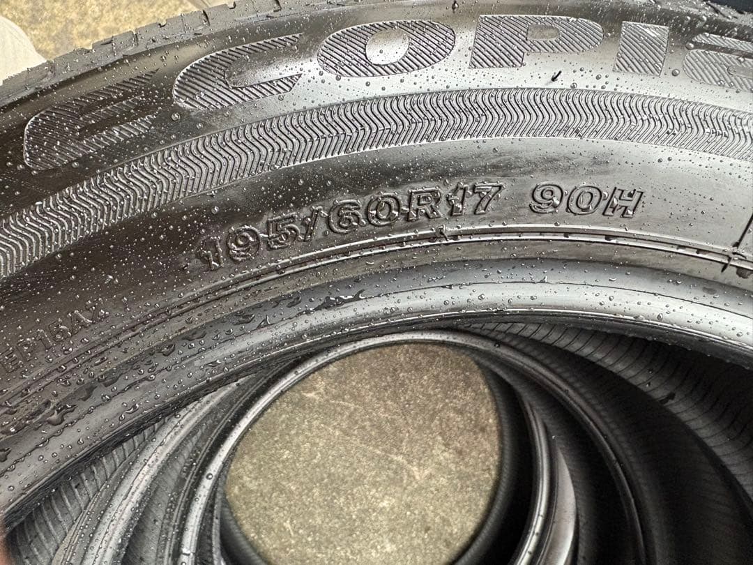 ブリヂストン エコピア195/60R17 90H 17インチ新車外し4本セット