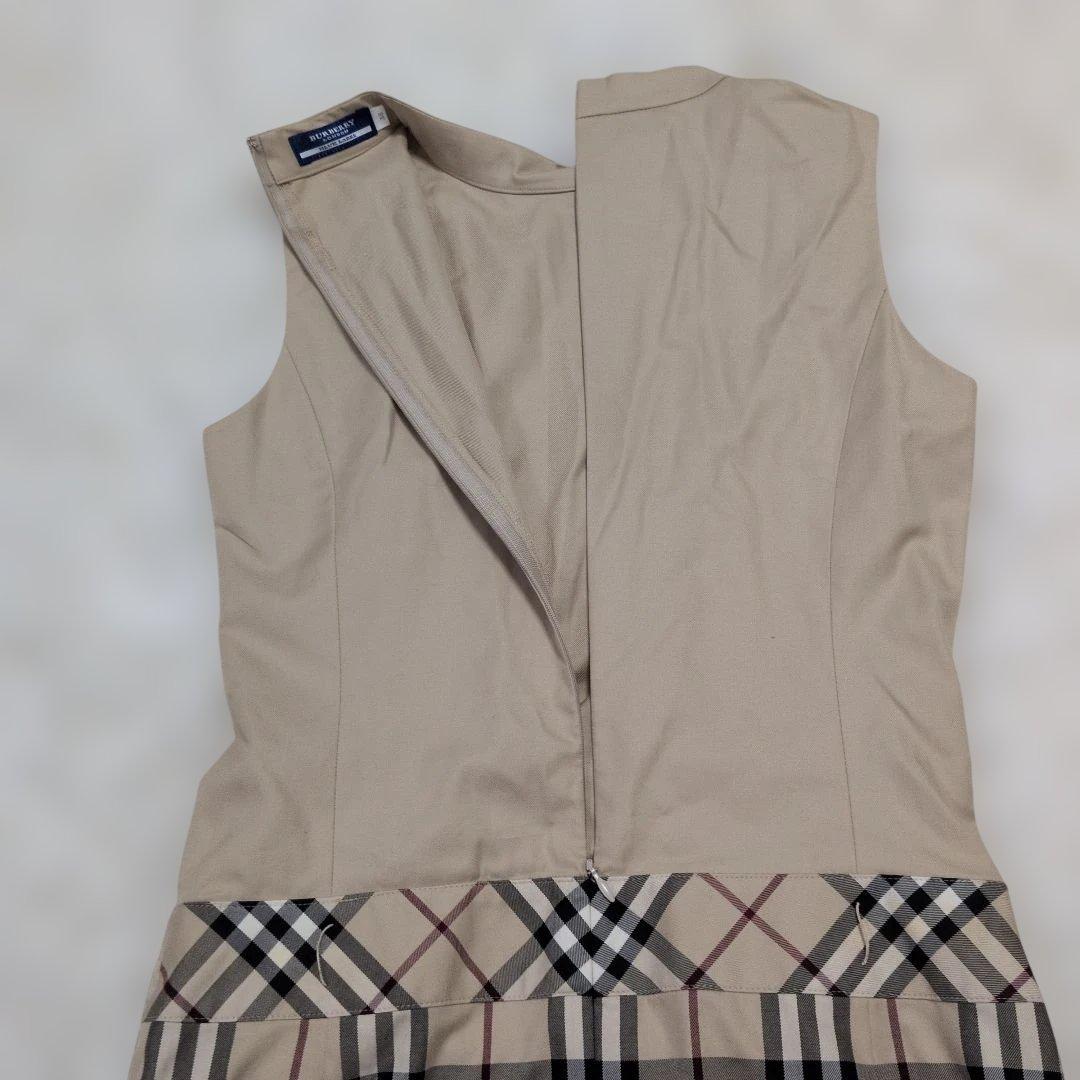 BURBERRY BLUE LABEL ノバチェックドッキングワンピース　 38