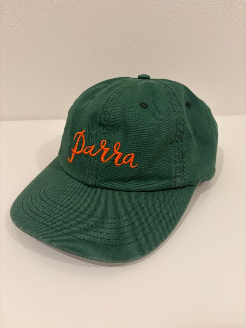 by Parra Scripted 6 panel hat グリーン　OVY