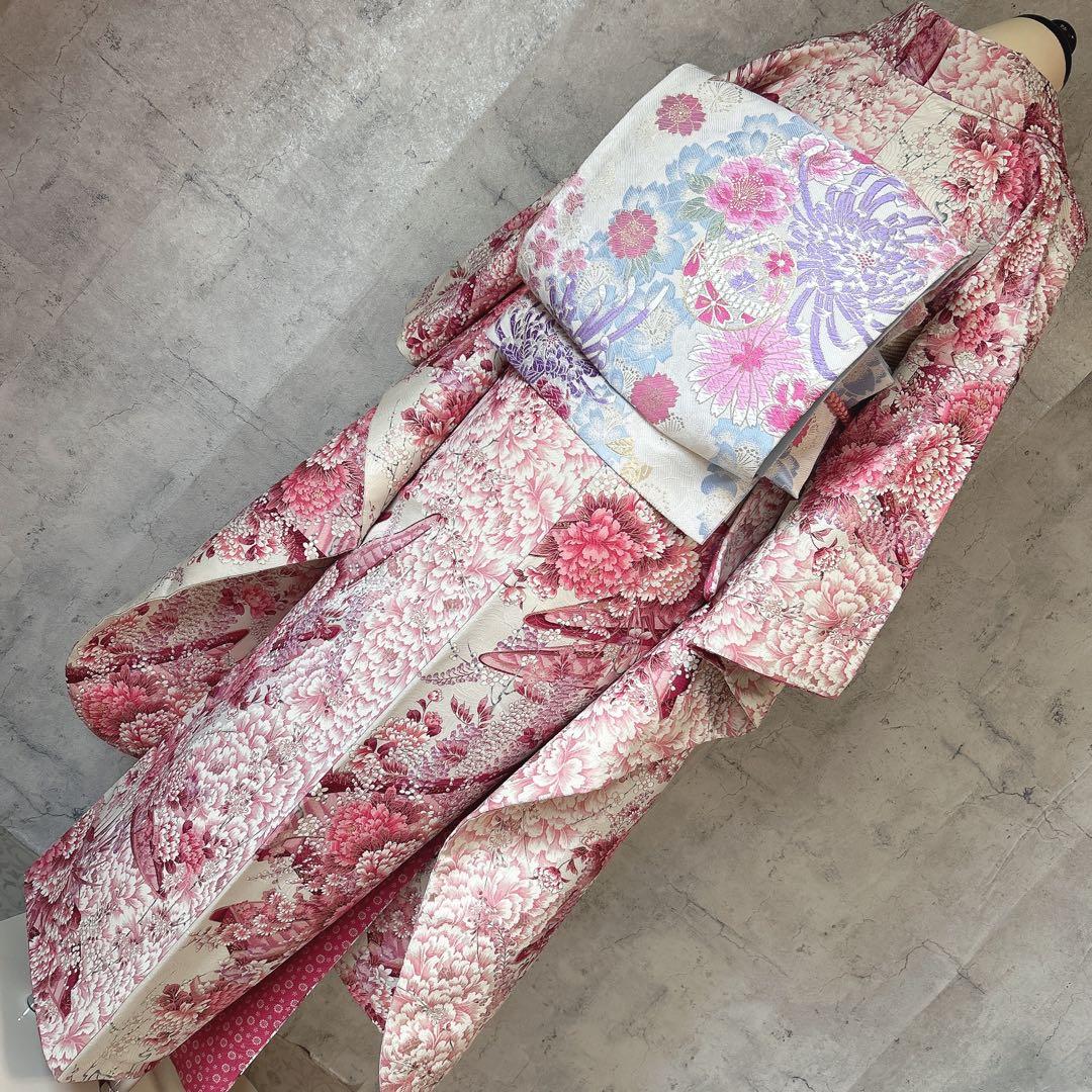 振袖　フルセット　ヤマト謹製　ピンク　華やか　可愛い　成人式　二十歳