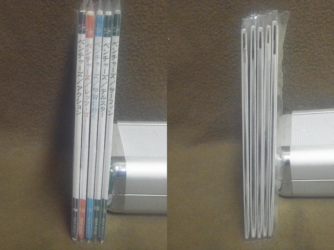 【未使用CD５枚セット】ベンチャーズ・レッツゴー・サーフィン他・紙ジャケット
