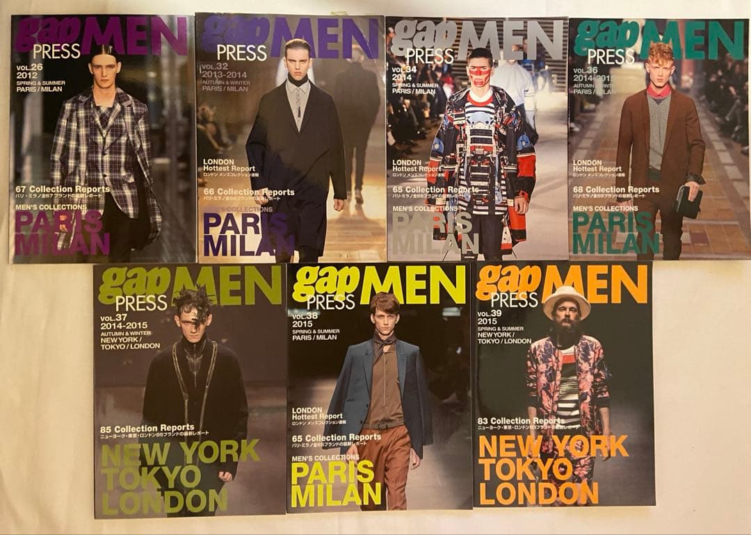 コレクション雑誌　gap press men ギャッププレス　12冊　希少