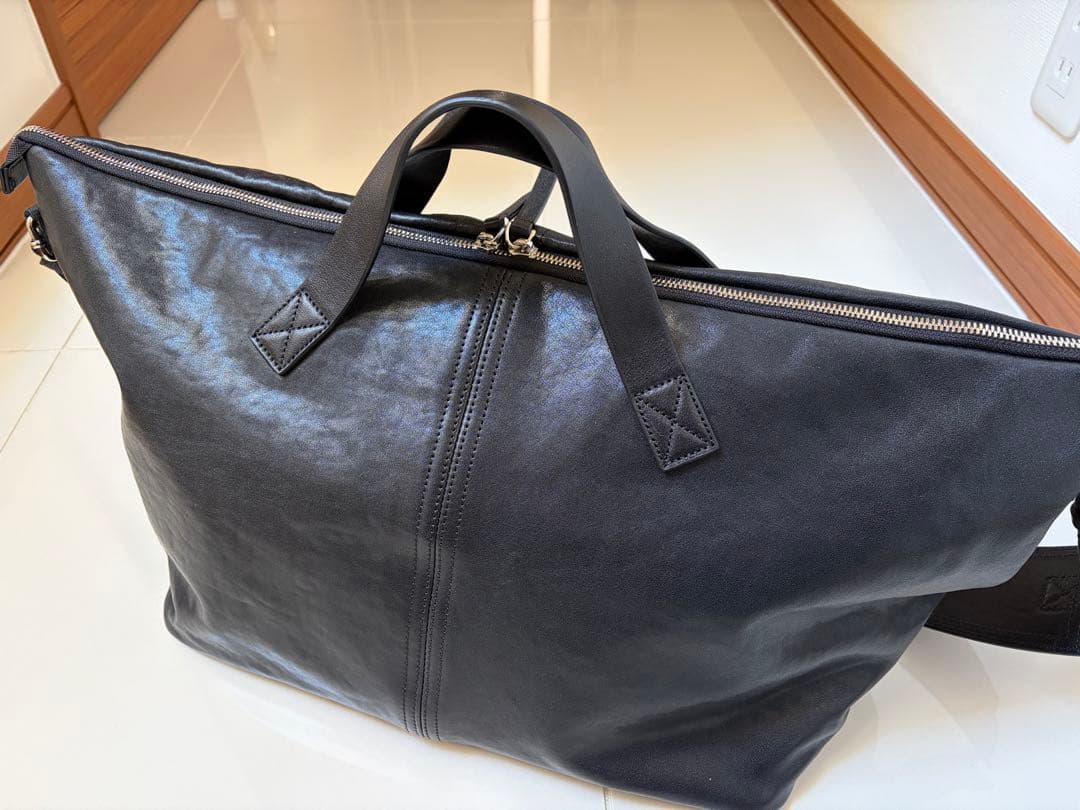 バッグ PRY Leather Front Zip Travel Bag