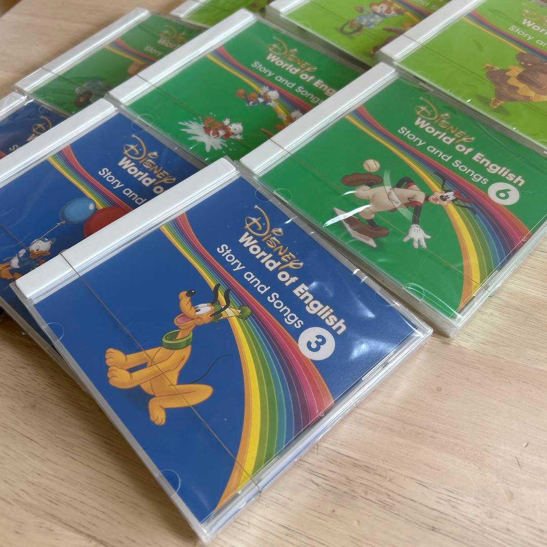 【未開封】ディズニーイングリッシュ　story and songs CD セット