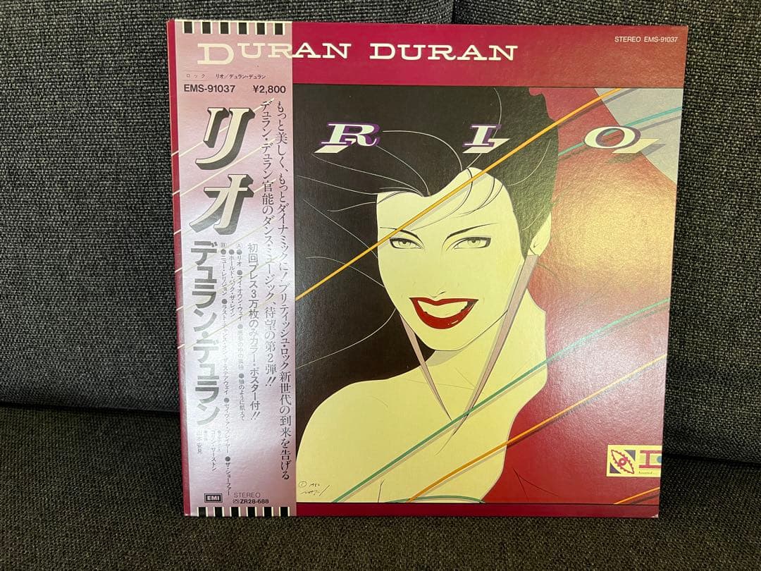 1982年 帯付 Duran Duran Rio EMS-91037 LP洋楽