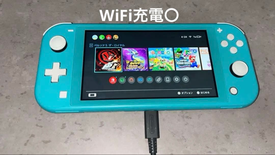 Nintendo Switch Lite ターコイズ一式・保護フィルム付き