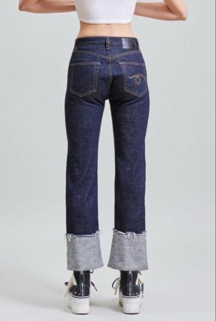 定価83600円 R13 COURTNEY SLIM W CUFF 赤耳