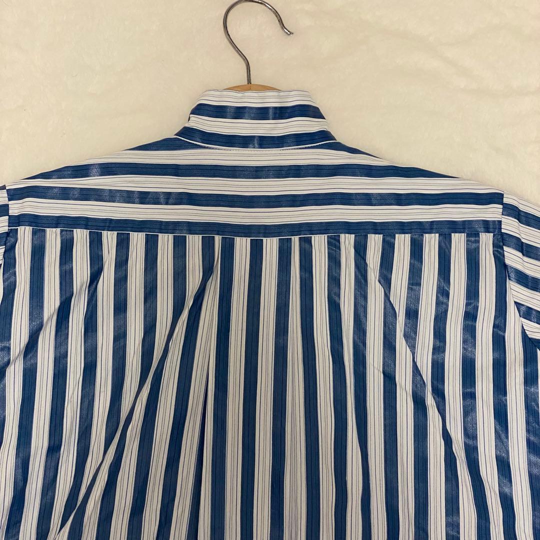 sacai サカイ ストライプ プリーツ ワンピース