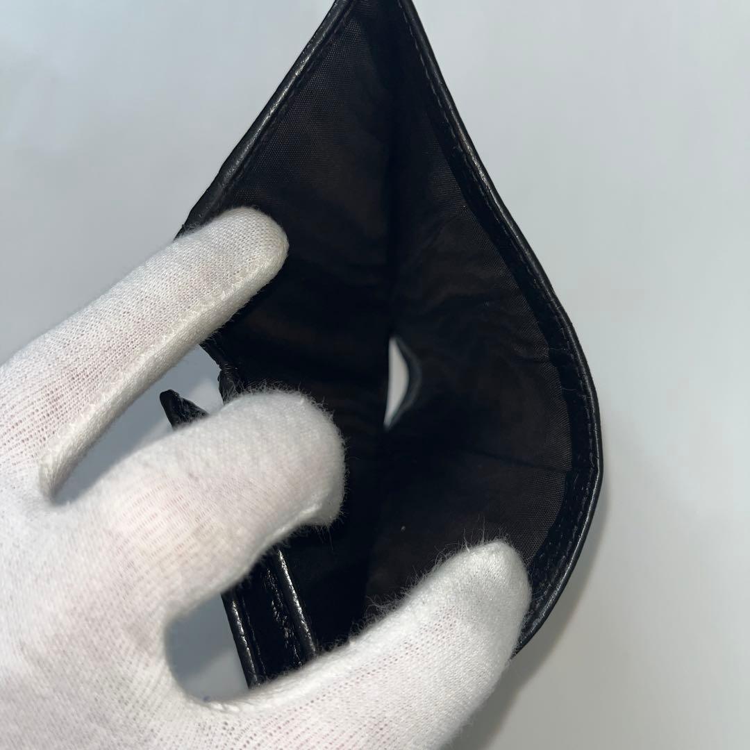 s*w様 GUCCI グッチ　二つ折り財布　456126 GGマーモント　ブラッ