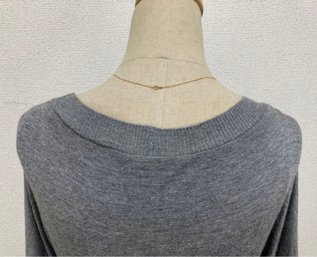 Max Mara マックスマーラ　ジャージーワンピース　42 XL グレー