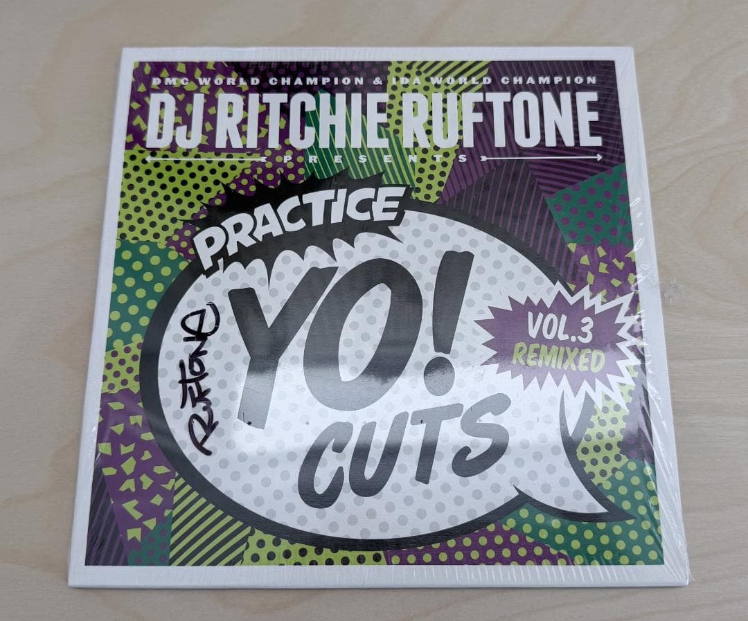 DJ Ritchie Ruftone7inch 直筆サイン 未使用 レコード