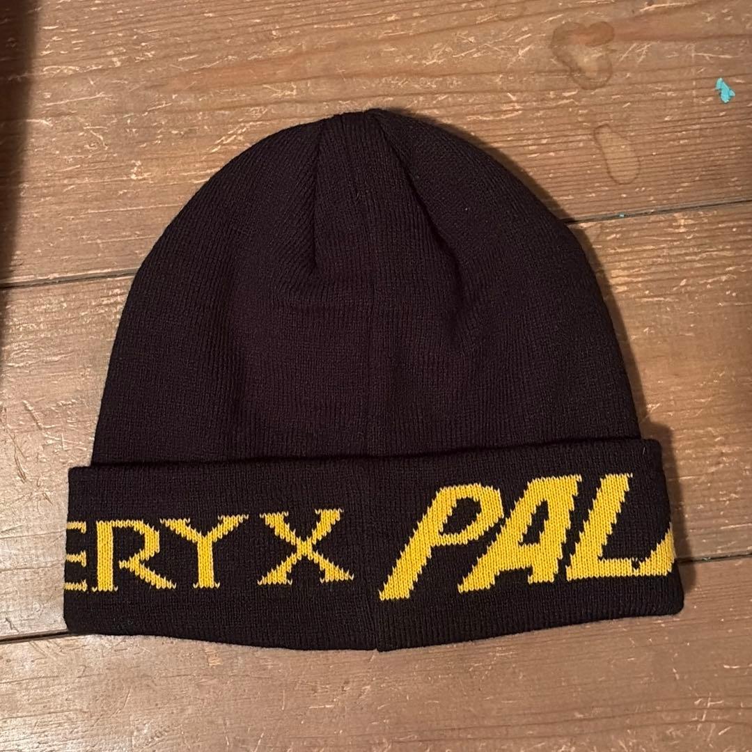 Arc'teryx x Palace ニット帽 黒/黄色