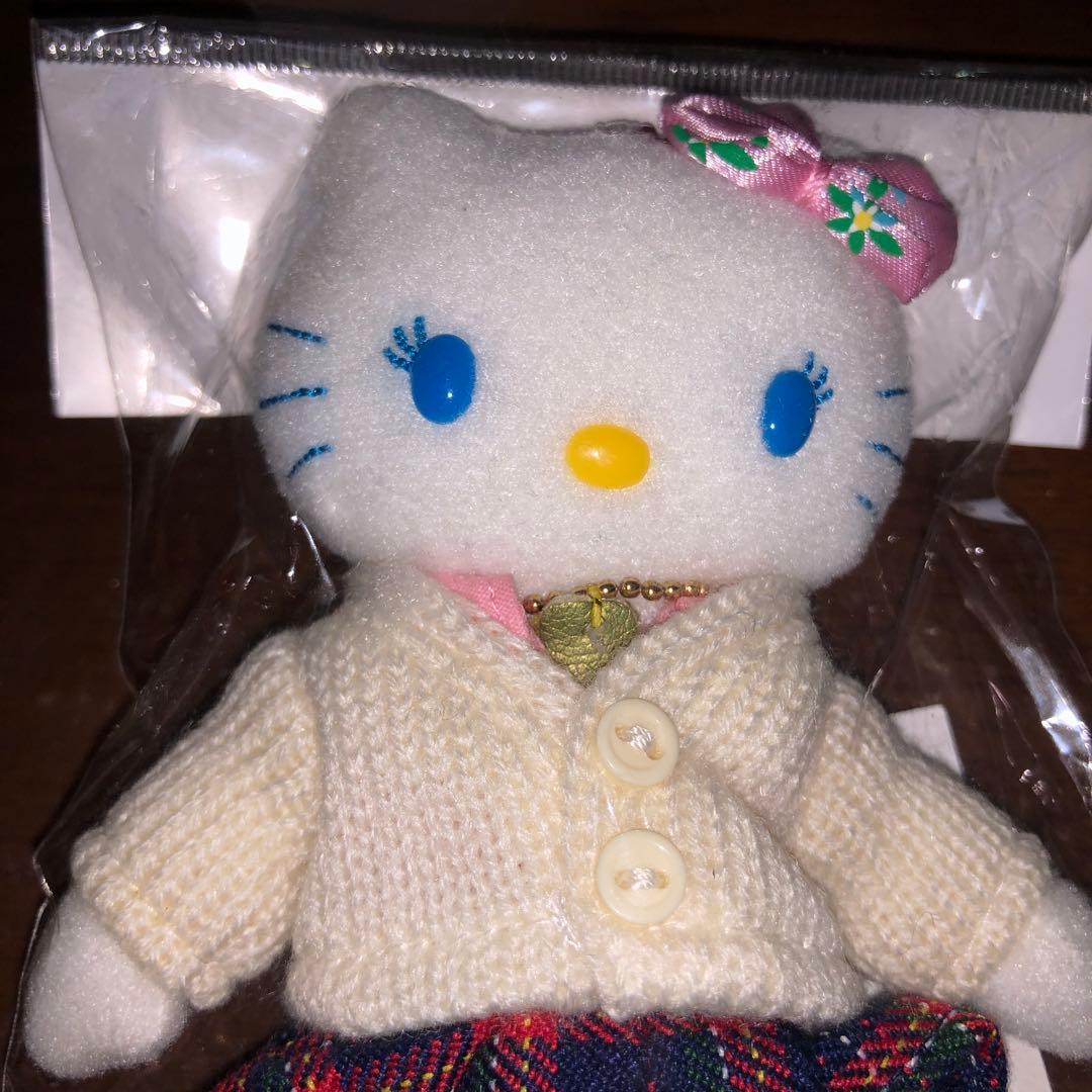 m*a様 足長キティ　ぬいぐるみ　マスコット　キーホルダー　セーラー服　長袖　ス