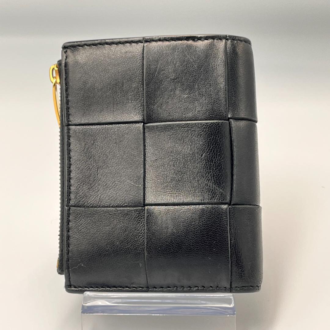 BOTTEGA VENETAスモールカセット二つ折り 財布 ファスナーウォレット
