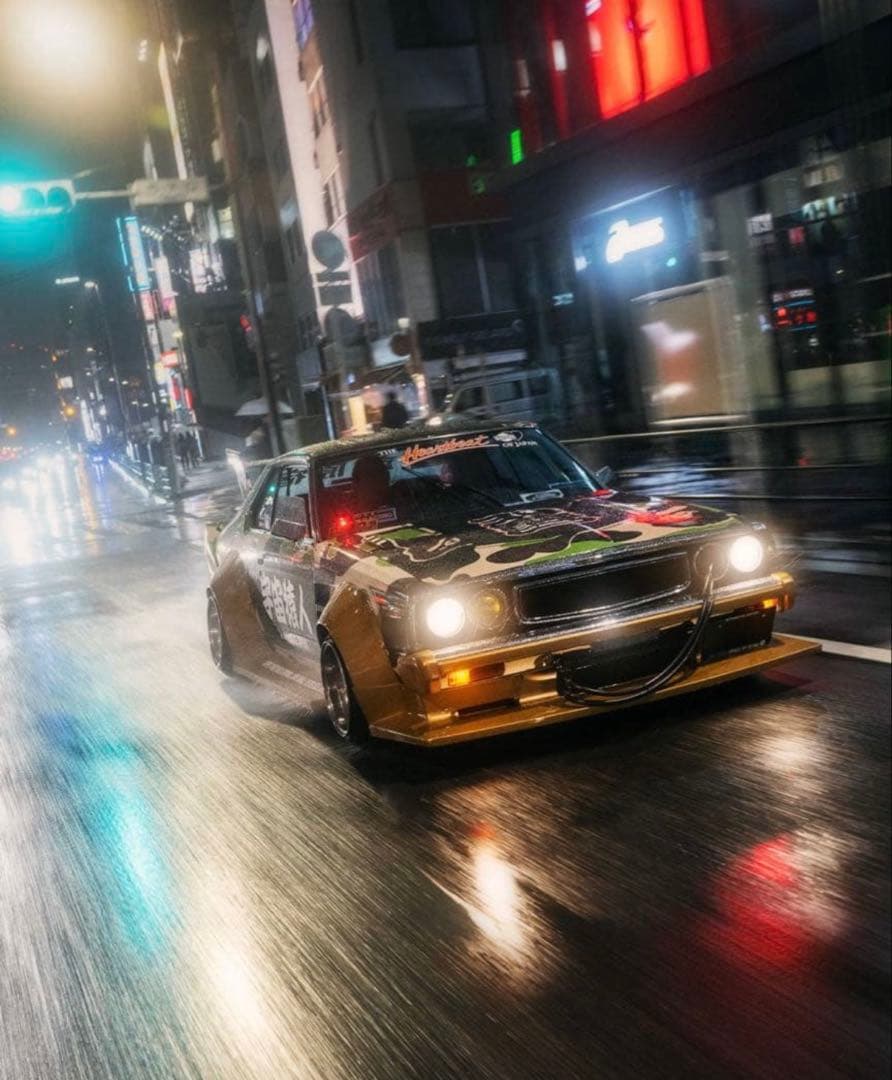 ミニカー NISSAN SKYLINE BAPE POP RACE Kaido Racer
