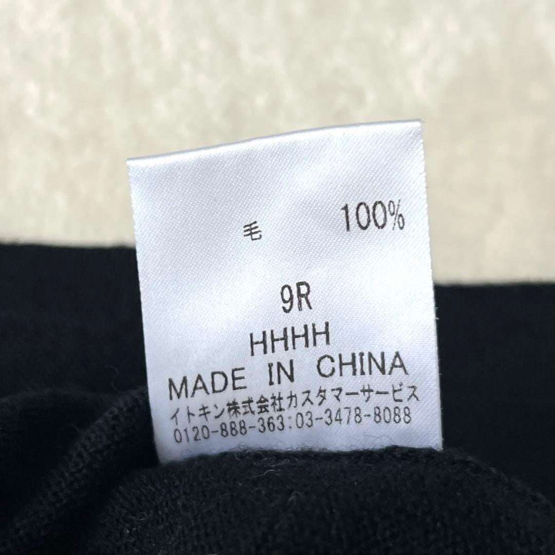 未使用級✨Courreges ポイントロゴ アンサンブル ニット ブラック