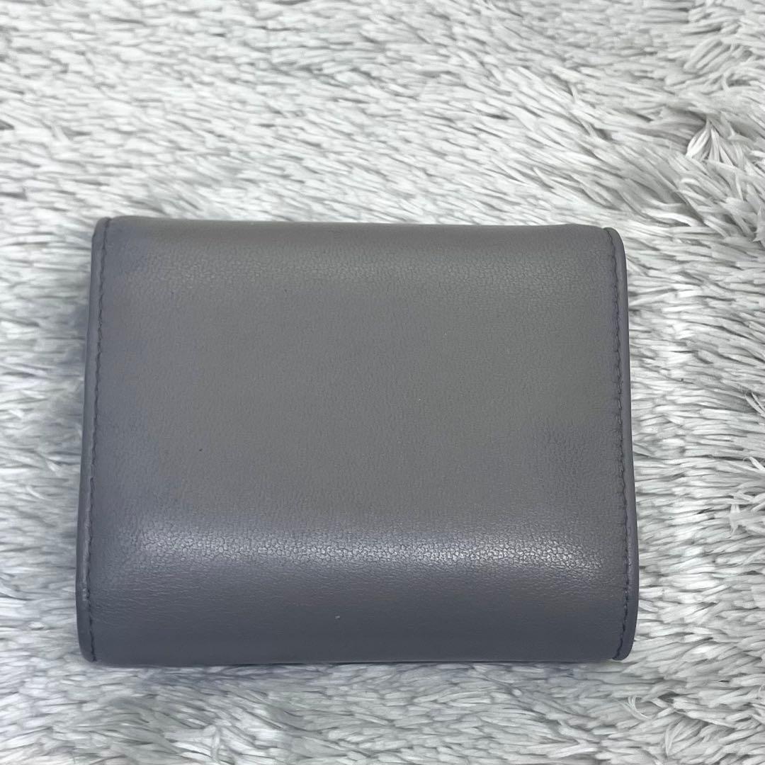 美品✨ CELINE 三つ折り財布 トリオンフ スモールフラップ カーキ