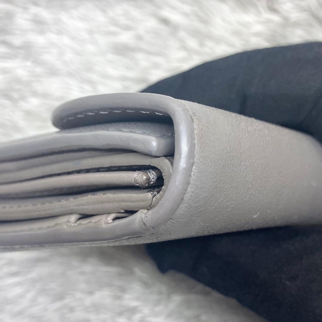 美品✨ CELINE 三つ折り財布 トリオンフ スモールフラップ カーキ