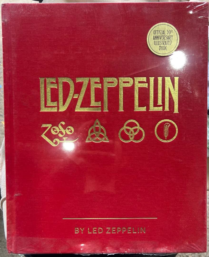 未開封 LED ZEPPELIN 50周年記念 公式写真集 コレクター必見