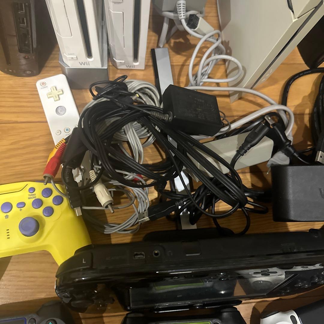 ジャンク品 ゲーム機6台まとめ売りソフト8本付き