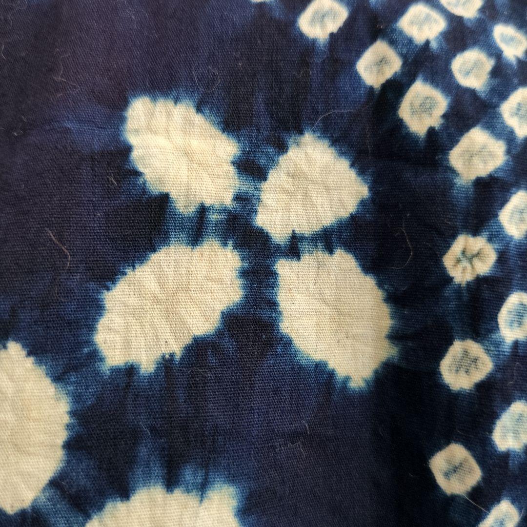 作家さんの生地　印花布？　絞り　ハンドメイド　リメイク