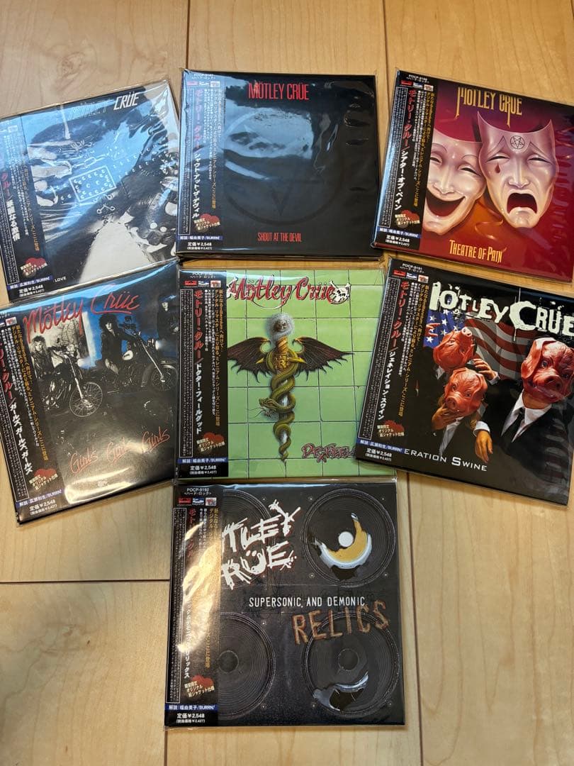Mötley Crüe モトリークルー CD 7枚セット