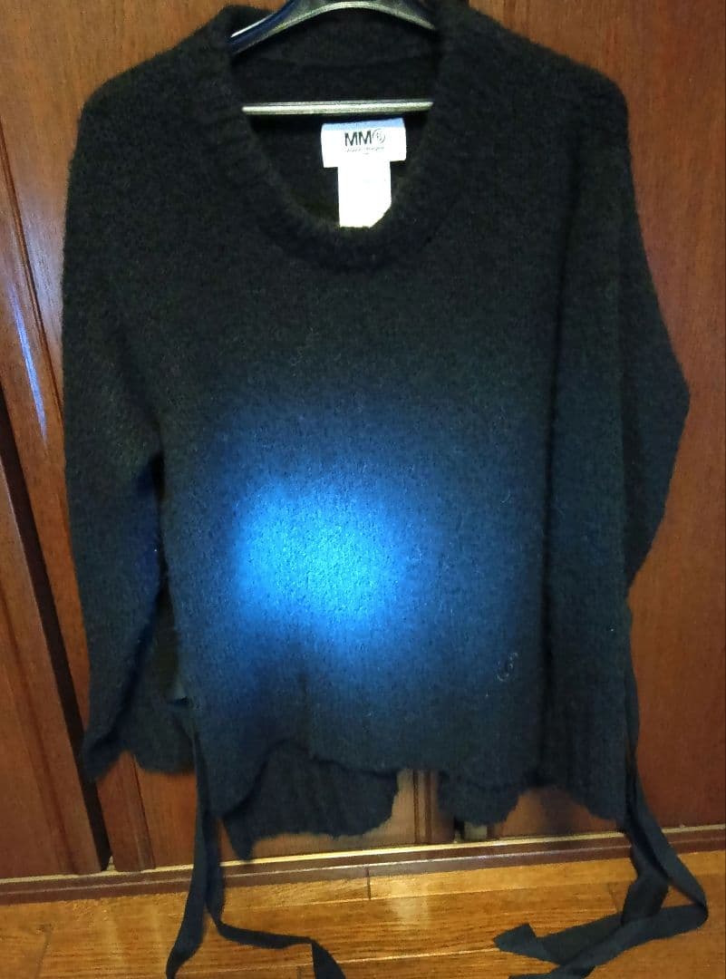 MM6 Maison Margiela ブラック長袖トップス