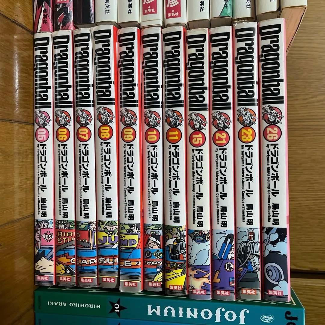 完全版スラムダンク1-12、ドラゴンボール5-11,15,21,23,26他3冊