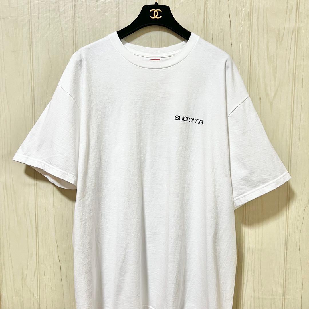 23AW【シュプリーム】ニューヨークシティTシャツ☆両面ロゴ☆ホワイト☆XL