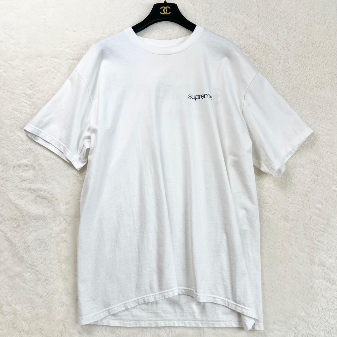 23AW【シュプリーム】ニューヨークシティTシャツ☆両面ロゴ☆ホワイト☆XL