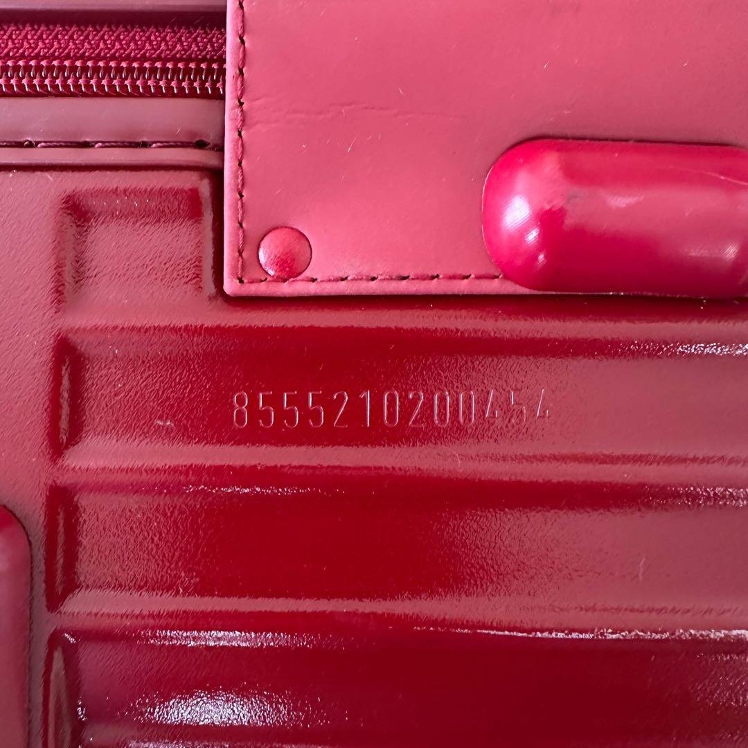 リモワRIMOWAレッド33L 2輪キャリー