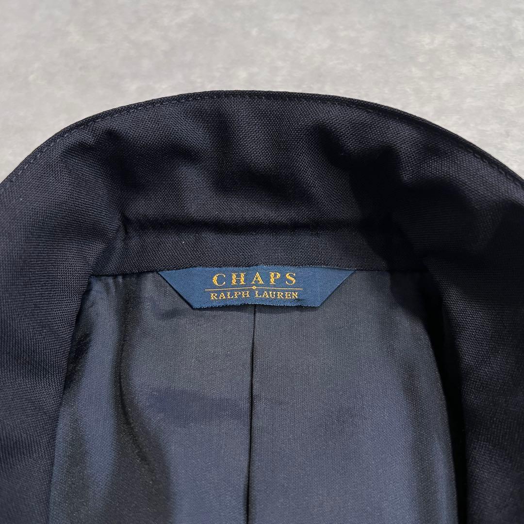 【美品】CHAPSラルフローレン ブレザージャケット ネイビー金ボタン A7
