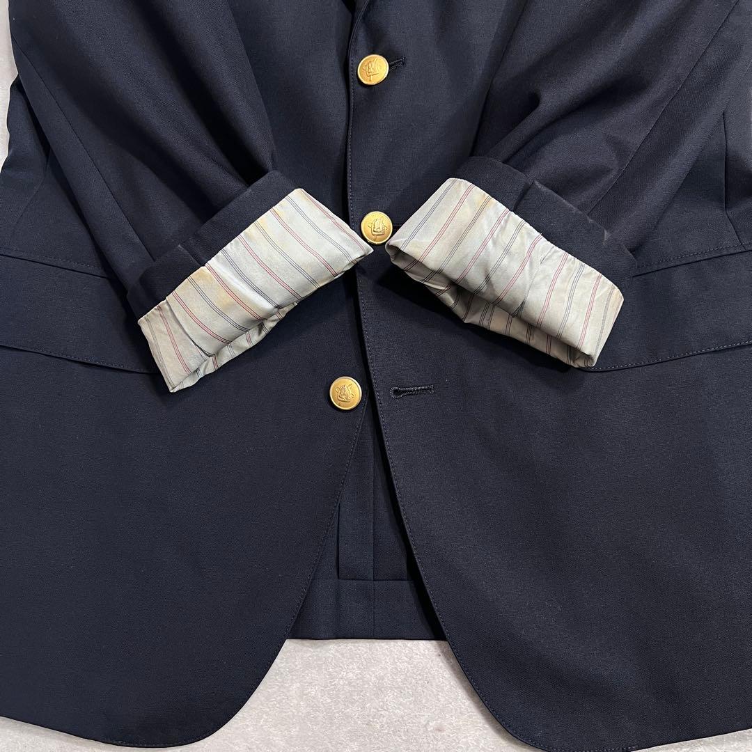 【美品】CHAPSラルフローレン ブレザージャケット ネイビー金ボタン A7