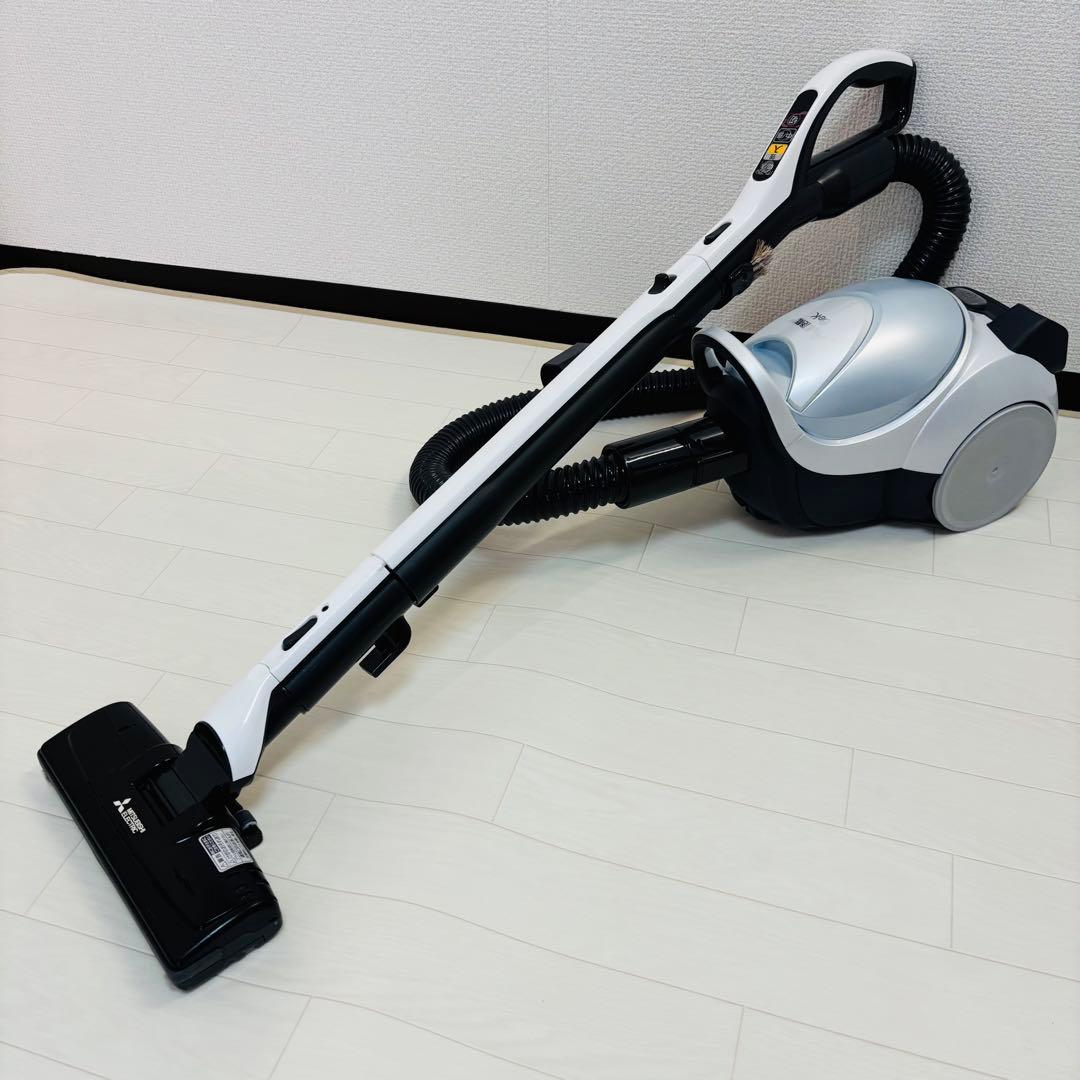 【美品】三菱電機 紙パック式掃除機Be-K 自走式パワーブラシ 紙パック2個付き