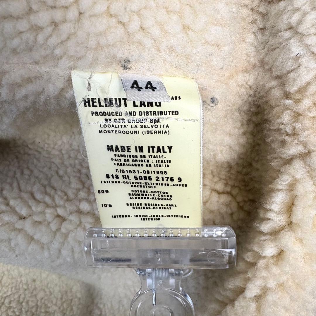 HELMUT LANG JEANS ヘルムートラング　ボアフード モッズコート