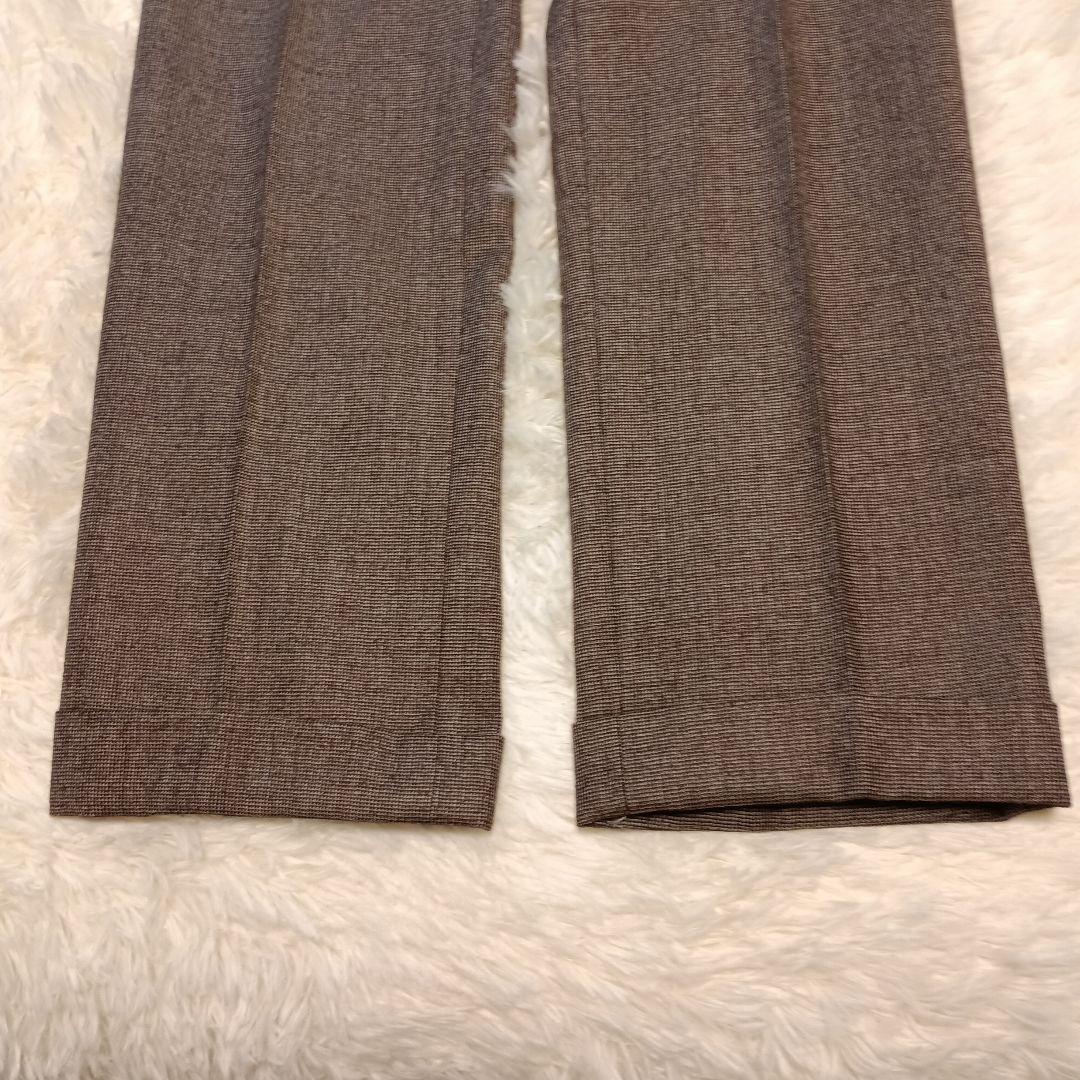 BEAMS HEART マーチンソン生地 ブラウン ビジネスジャケットLsize