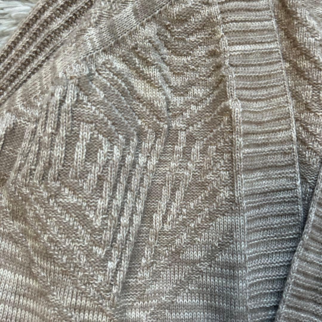 【美品】tamaki niime CA knit ポッケ モカブラウン系 ニット