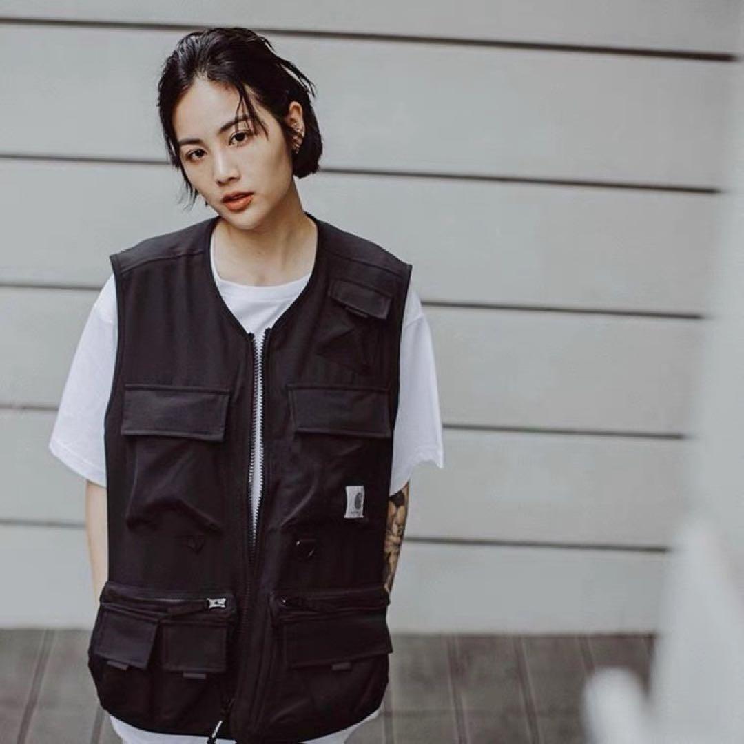 Carhartt カーハート　フィッシングベスト　Mサイズ　ブラック　黒