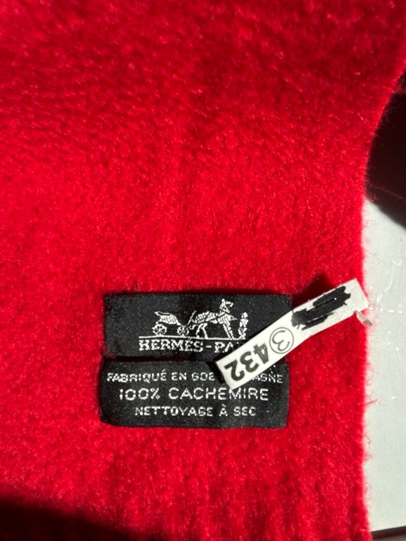 HERMES エルメス　ビッグサイズ　カシミヤ　ショール　ストール　ヴィンテージ